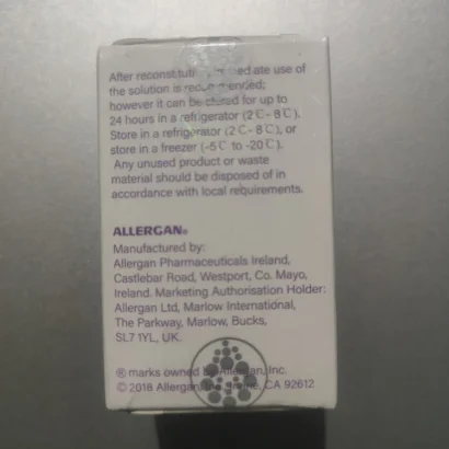 Buy Botox (Botulinum type A) Injection 100 Units Price